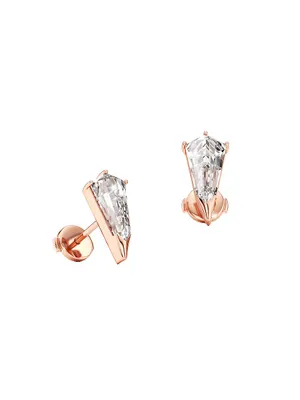 Phoenix 18K Rose Gold & 1.66 TCW Lab-Grown Diamond Stud Earrings