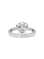 Meta Lune 18K Gold & TCW Lab-Grown Diamond Ring