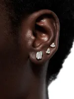 Meta 18K Gold & 2.08 TCW Lab-Grown Diamond Radiant-Cut Stud Earrings