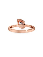 Meta 18K Rose Gold & 1.02 TCW Lab-Grown Diamond Pear-Cut Solitaire Ring