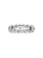 Meta 18K White Gold & 1.82 TCW Lab-Grown Diamond Eternity Ring