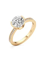 Meta Lune 18K Yellow Gold & 2.10 TCW Lab-Grown Diamond Ring