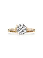 Meta Lune 18K Yellow Gold & 2.10 TCW Lab-Grown Diamond Ring