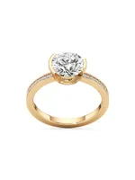 Meta Lune 18K Yellow Gold & 2.10 TCW Lab-Grown Diamond Ring