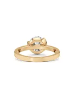 Meta Lune 18K Yellow Gold & 2.10 TCW Lab-Grown Diamond Ring