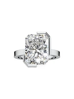 Meta 18K Gold & 4.00 TCW Lab-Grown Diamond Radiant-Cut Solitaire Ring