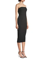 Traci Cady Strapless Midi-Dress