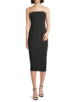 Traci Cady Strapless Midi-Dress