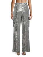 Saison Sequins Cargo Pants