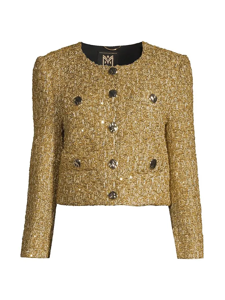 Pheobe Metallic Tweed Jacket