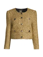 Pheobe Metallic Tweed Jacket