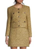 Pheobe Metallic Tweed Jacket