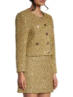 Pheobe Metallic Tweed Jacket