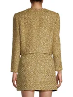 Pheobe Metallic Tweed Jacket