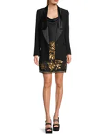 Kristina Holiday Nights Sequins Miniskirt