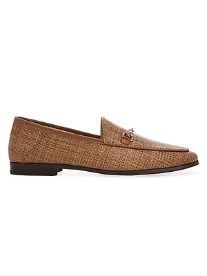 Loraine Woven Horsebit Loafers