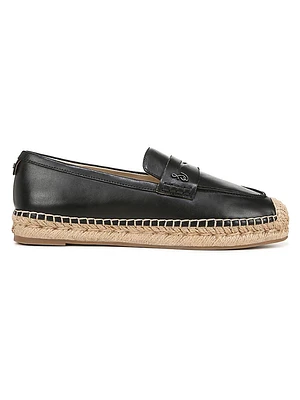 Kai Leather Espadrille Loafers