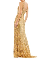 Sleeveless Sequin Gown