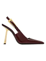 Lee Slingback Pumps Patent Leather