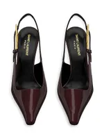 Lee Slingback Pumps Patent Leather