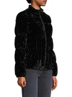 Velvet Puffer Jacket