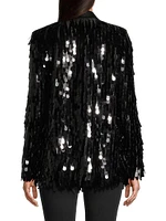 Drop Sequined Blazer