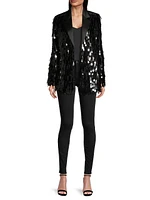 Drop Sequined Blazer