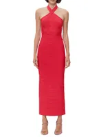 Icon Halter-Neck Bandage Gown