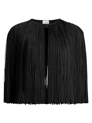 Icon Fringe Short Cape