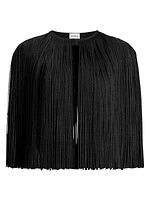 Icon Fringe Short Cape