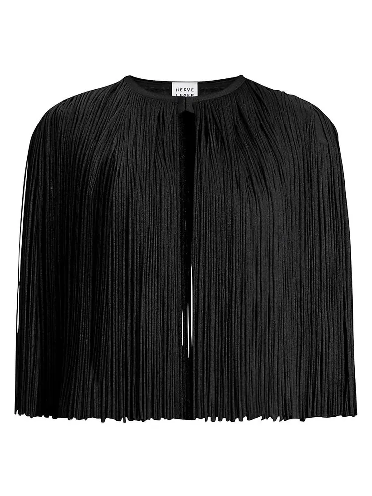 Icon Fringe Short Cape