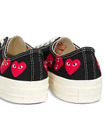 CdG PLAY x Converse Women's Chuck Taylor All Star Heart Low-Top Sneakers