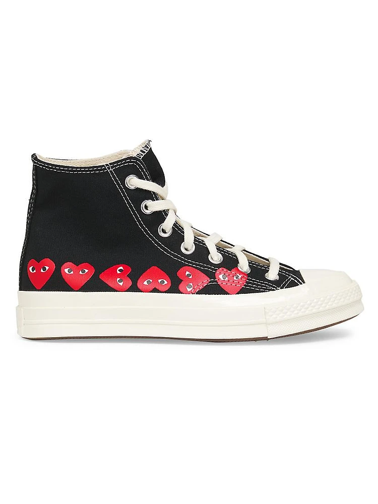 CdG PLAY x Converse Women's Chuck Taylor All Star Heart High-Top Sneakers