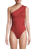 Maria One-Shoulder One-Piece Swimsuit