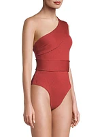 Maria One-Shoulder One-Piece Swimsuit