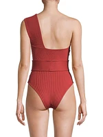 Maria One-Shoulder One-Piece Swimsuit