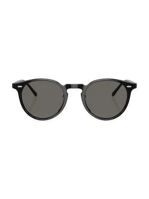 48MM Round Sunglasses
