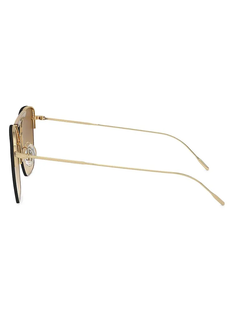 Ziane 61MM Rimless Pilot Sunglasses