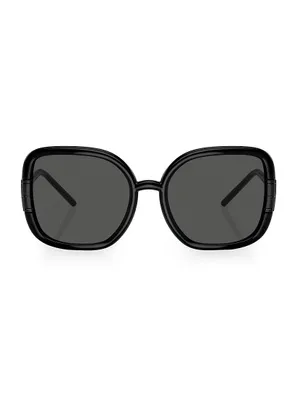 56MM Square Sunglasses
