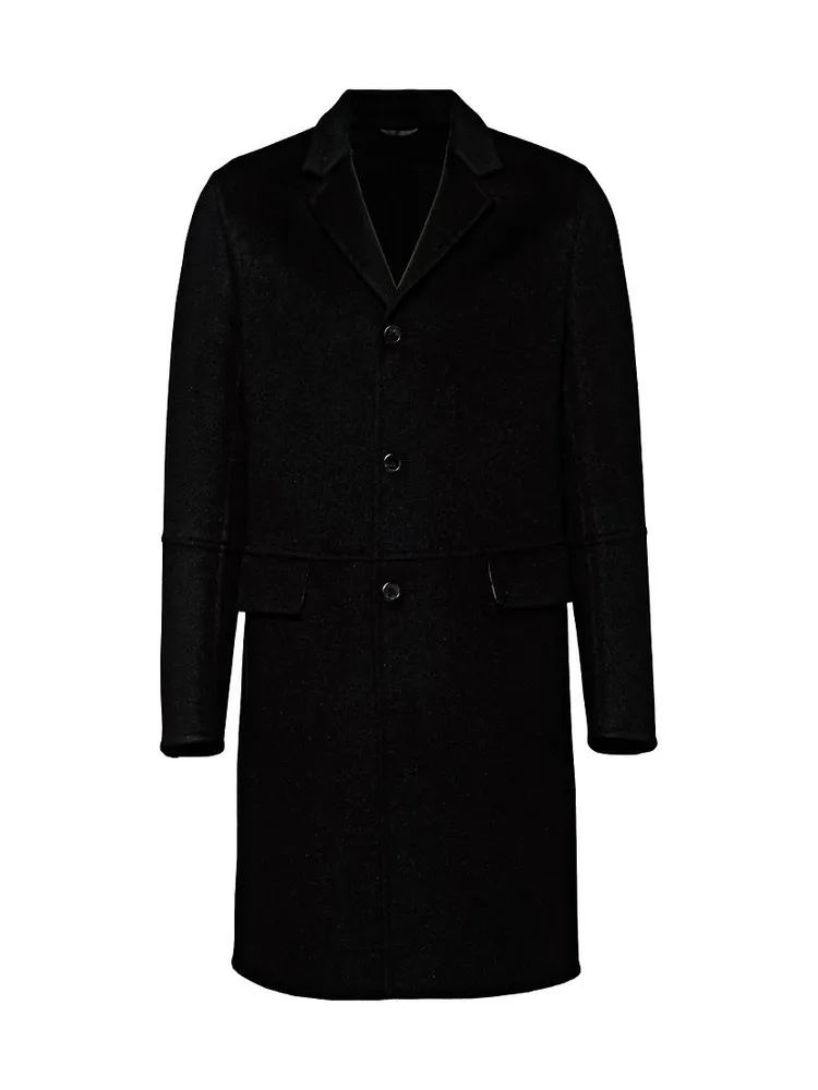 Wool And Angora Coat