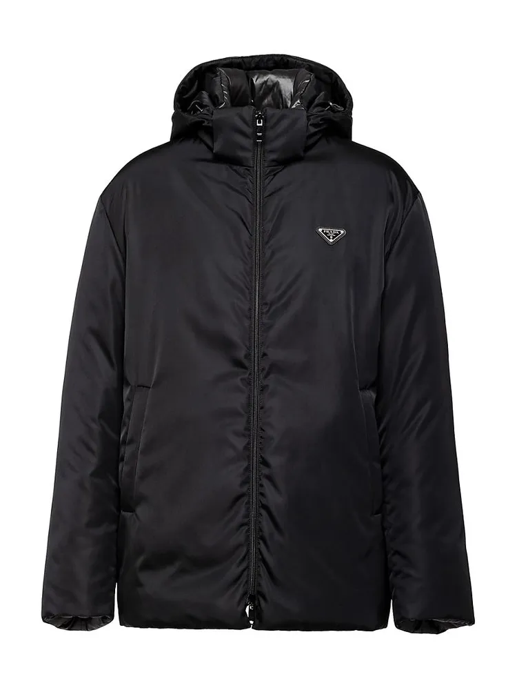 Hooded Re-Nylon Down Jacket