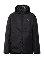 Hooded Re-Nylon Down Jacket