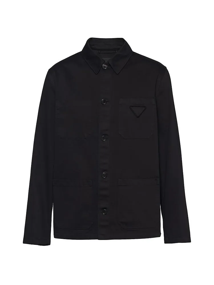 Single-Breasted Cotton Jacket