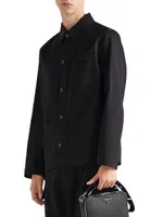 Single-Breasted Cotton Jacket