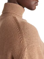 Cashmere And Wool Turtleneck Sweater