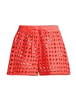 The Charlie Cotton Eyelet Shorts