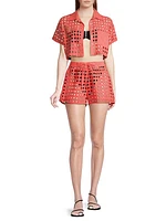 The Charlie Cotton Eyelet Shorts