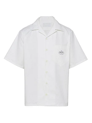 Short-Sleeved Cotton Shirt