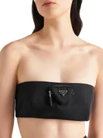 Re-Nylon Bandeau Bra Top