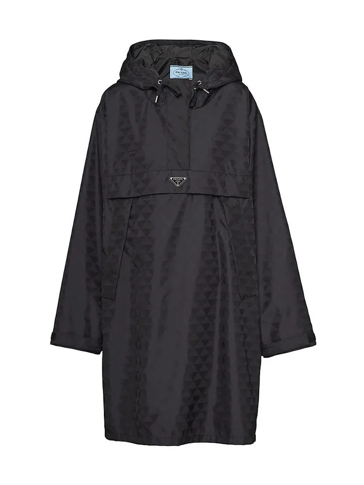 Printed Nylon Raincoat